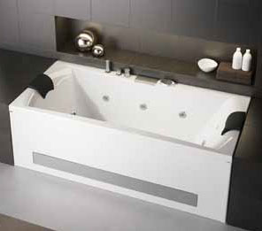 En Vente Pure Design 190x90 Sante Baignoire Double Tetes Balneo Kinedo Pure Design 190x90 Sante